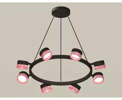 Подвесная люстра Ambrella light с композитным хрусталем Traditional DIY