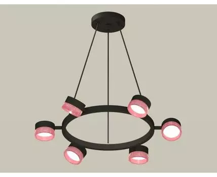 Подвесная люстра Ambrella light с композитным хрусталем Traditional DIY