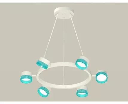 Подвесная люстра Ambrella light с композитным хрусталем Traditional DIY
