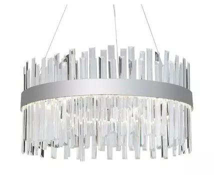 Подвесная люстра Ambrella light светодиодная с хрусталем Traditional