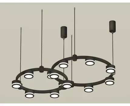 Подвесная люстра Ambrella light Techno Ring с акрилом Traditional DIY