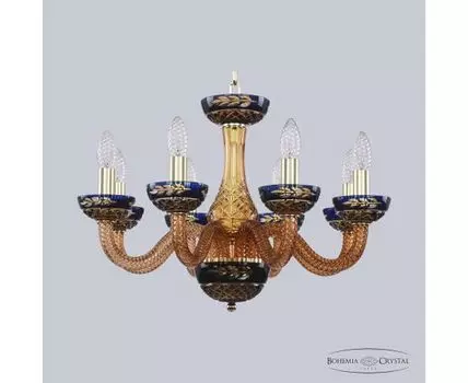 Подвесная люстра Bohemia Ivele Amber-Blue