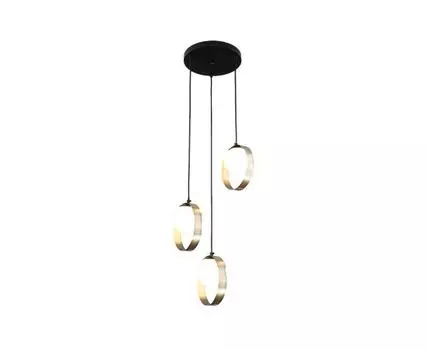 Подвесная люстра Eurosvet Dublin 50205/3 (оранжевый, 10)