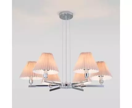 Подвесная люстра Eurosvet с абажурами Peony