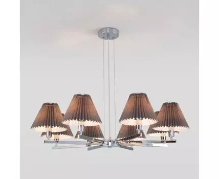 Подвесная люстра Eurosvet с декоративными абажурами Peony