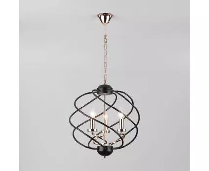 Подвесная люстра в стиле лофт 60105/3 черный