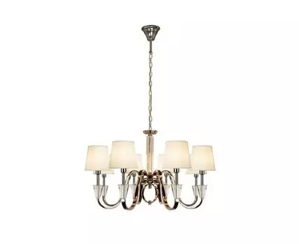 Подвесная люстра iLamp Alesti P2424-8 Nickel