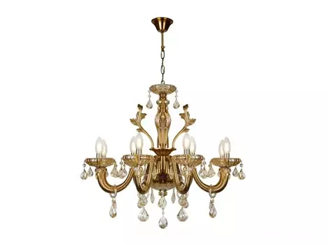 Подвесная люстра iLamp Asia 81069-8 Бронзовая