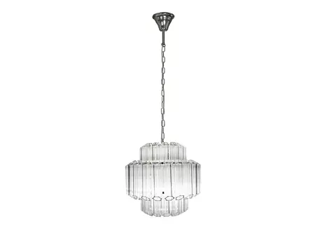 Подвесная люстра iLamp Destiny MD0267-4A CHROME+CLEAR