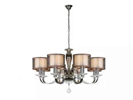 Подвесная люстра iLamp Mario RM16001/8 Хром