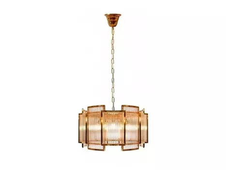 Подвесная люстра iLamp Tribeca MD0276-6A GOLD+CLEAR