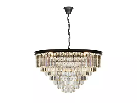 Подвесная люстра iLamp Triumph 6101-800 Черная