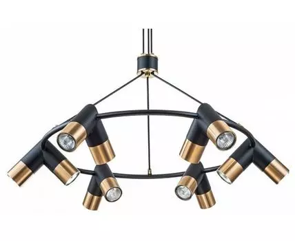 Подвесная люстра Indigo Doppio 11036/12P Black