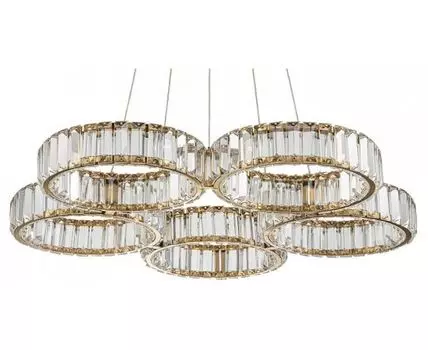 Подвесная люстра Indigo Favo 12036/5P Brass