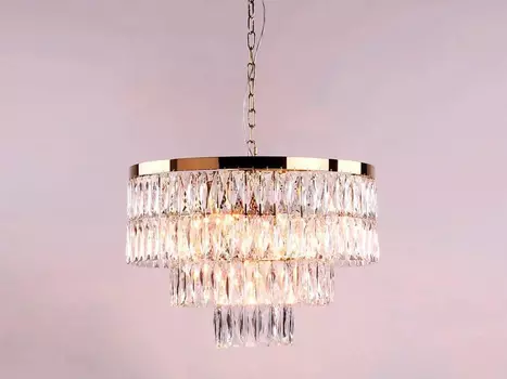 Подвесная люстра Newport 10125+5/C gold М0060308