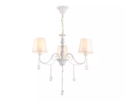 Подвесная люстра с абажуром и хрусталем Ambrella Light Modern TRADITIONAL