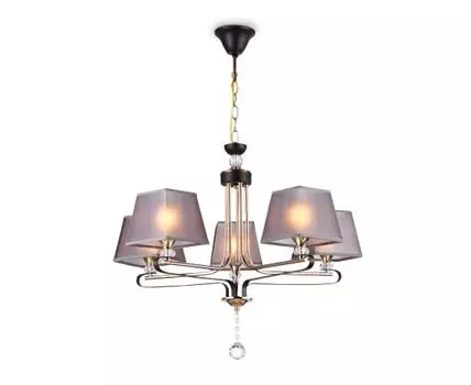 Подвесная люстра с абажуром и хрусталем Ambrella Light Modern TRADITIONAL