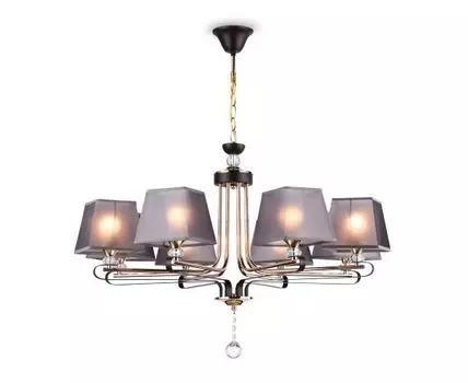 Подвесная люстра с абажуром и хрусталем Ambrella Light Modern TRADITIONAL