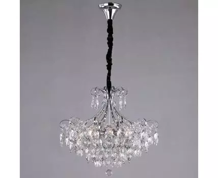 Подвесная люстра с хрусталем 10080/6 хром