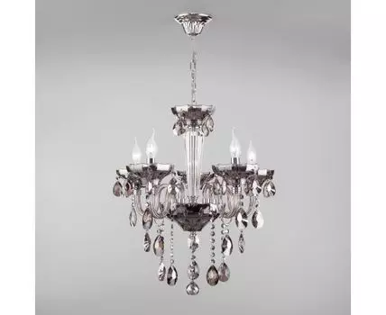 Подвесная люстра с хрусталем 309/5 хром