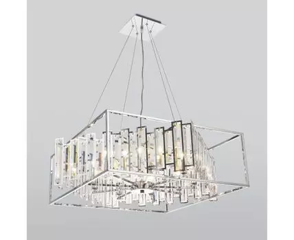 Подвесная люстра с хрусталем 312/9 хром