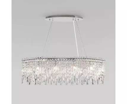 Подвесная люстра с хрусталем 60159/10 хром