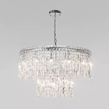 Подвесная люстра с хрусталем 60160 хром