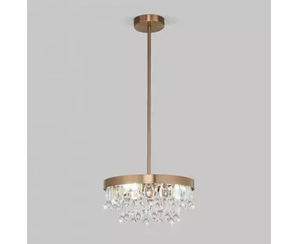 Подвесная люстра с хрусталем 60165/3 латунь
