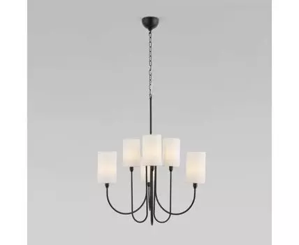 Подвесная люстра с тканевыми абажурами 60164/6 черный