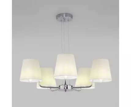 Подвесная люстра с тканевыми абажурами Eurosvet Amaretto