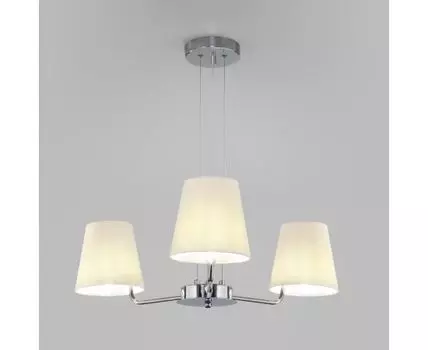 Подвесная люстра с тканевыми абажурами Eurosvet Amaretto