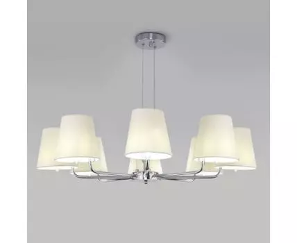 Подвесная люстра с тканевыми абажурами Eurosvet Amaretto