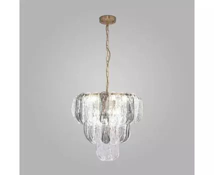 Подвесная люстра со стеклянным рассеивателем 365/12