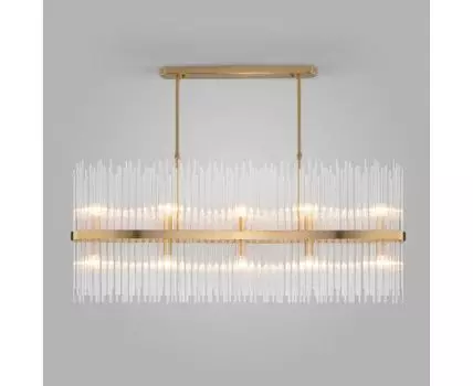 Подвесная люстра со стеклянным рассеивателем 486/10