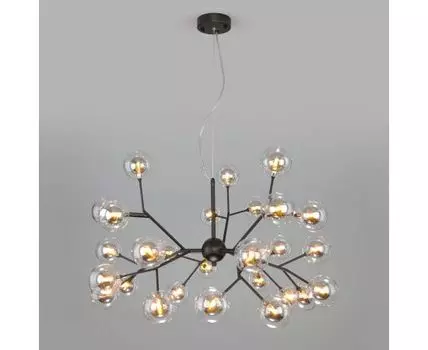 Подвесная люстра со стеклянными плафонами 545 черный