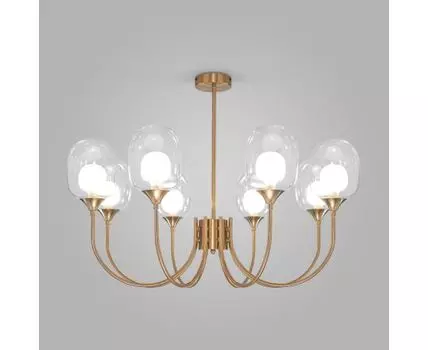 Подвесная люстра со стеклянными плафонами Eurosvet Spritz