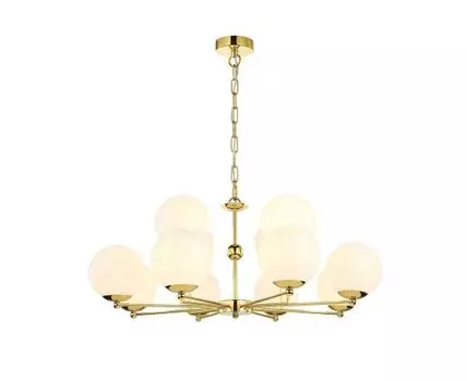 Подвесная люстра Undine (золотистый, белый)