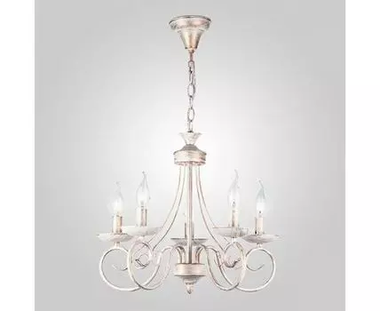 Подвесная люстра в классическом стиле 22404/5 белый с золотом