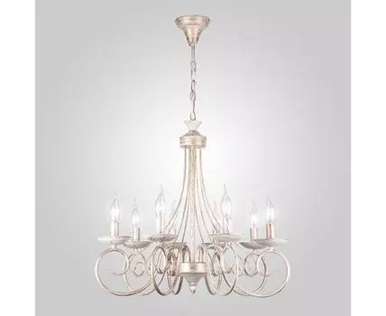 Подвесная люстра в классическом стиле 22404/8 белый с золотом