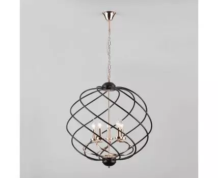 Подвесная люстра в стиле лофт 60105/5 черный