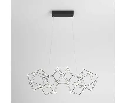 Подвесная светодиодная люстра 90168/5 черный жемчуг