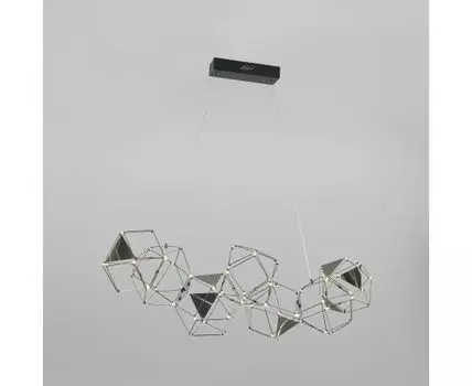 Подвесная светодиодная люстра 90368/7 черный жемчуг