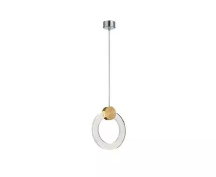 Подвесной светильник 1084 (хром, золотистый)