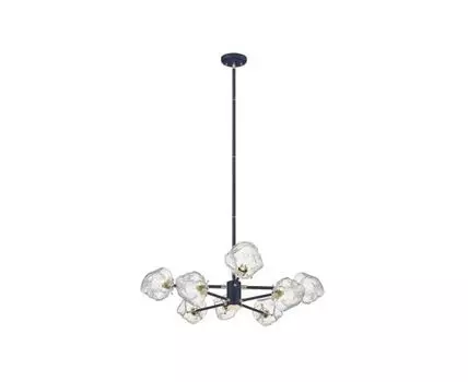 Подвесной светильник 1104 (синий, золотистый)