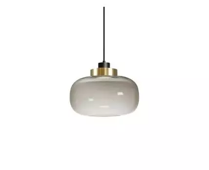 Подвесной светильник 9969P/B gold/smoky