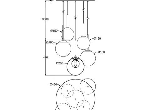 Подвесной светильник Basic form