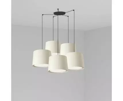 Подвесной светильник Conga белого цвета 5L