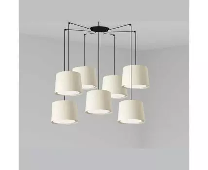 Подвесной светильник Conga белого цвета 7L