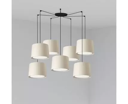 Подвесной светильник Conga бежевый 7L