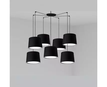 Подвесной светильник Conga черный 7L